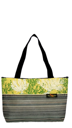 Maui Nui Wear Eco-Friendly Large Mesh Tote Bag Coral Melemele