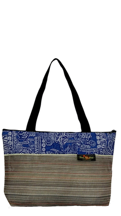 Maui Nui Wear Eco-Friendly Large Mesh Tote Bag Ocean Polu