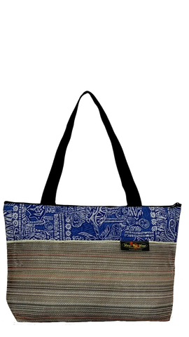 Maui Nui Wear Eco-Friendly Large Mesh Tote Bag Ocean Polu