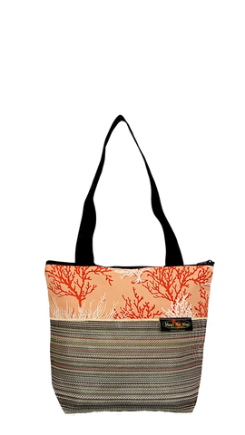 Maui Nui Wear Eco-Friendly Medium Mesh Tote Bag Coral Ke Kola