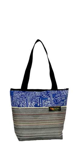 Maui Nui Wear Eco-Friendly Medium Mesh Tote Bag Ocean Polu