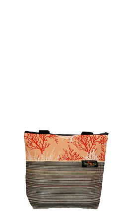 Maui Nui Wear Eco-Friendly Medium Mesh Tote Bag Coral Ke Kola