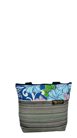 Maui Nui Wear Eco-Friendly Medium Mesh Tote Bag Floral Polu