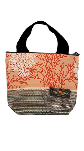 Maui Nui Wear Eco-Friendly Small Mesh Tote Bag Coral Ke Kola