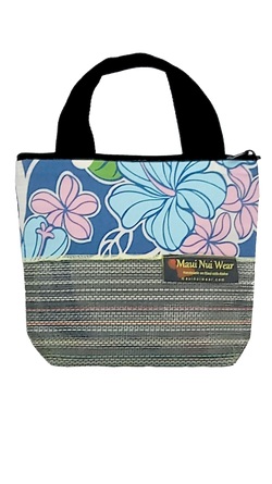 Maui Nui Wear Eco-Friendly Small Mesh Tote Bag Floral Polu