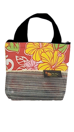 Maui Nui Wear Eco-Friendly Small Mesh Tote Bag Floral `Ula`ula