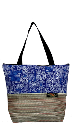 Maui Nui Wear Eco-Friendly XL Mesh Tote Bag Ocean Polu