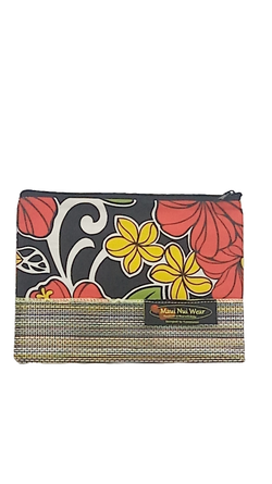 Maui Nui Wear Eco-Friendly Mesh Pouch Floral `Ele`ele