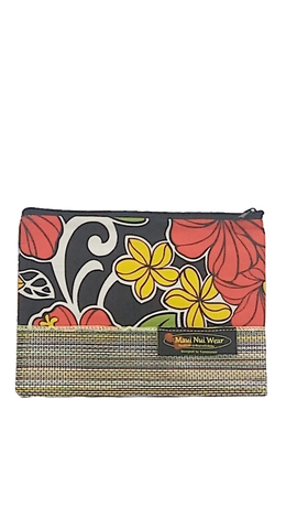 Maui Nui Wear Eco-Friendly Mesh Pouch Floral `Ele`ele