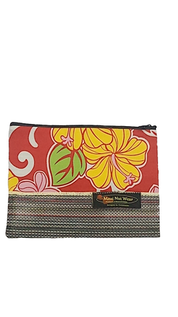Maui Nui Wear Eco-Friendly Mesh Pouch Floral `Ula`ula