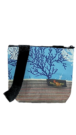 Maui Nui Wear Eco-Friendly Small Mesh Tote Bag Coral Polu