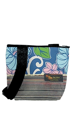 Maui Nui Wear Eco-Friendly Small Mesh Tote Bag Floral Polu