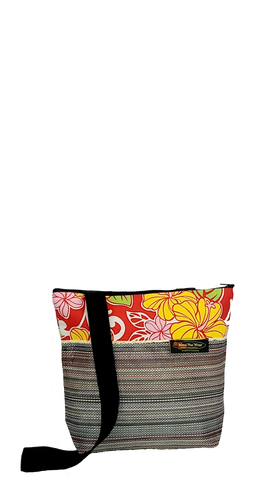 Maui Nui Wear Eco-Friendly Medium Mesh Tote Bag Floral `Ula`ula