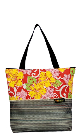 Renewold Hawaiian Style Flower Print Handbag and Wallet Tote Purse for  Women Girls Top Handle Bag Crossbody Handbag Travel School Party Gift -  Walmart.com